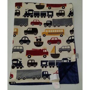 Thro by Marlo Lorenz Baby Blanket Car Bus Fire Truck Train Boat Semi Vehicles